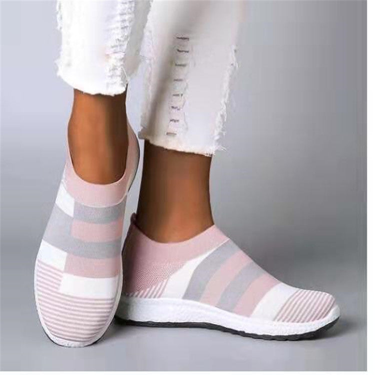 Foot Striped Sneakers