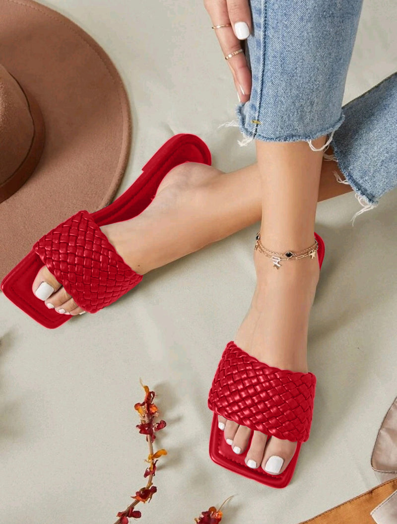 FOX SQUARE TOE SANDALS