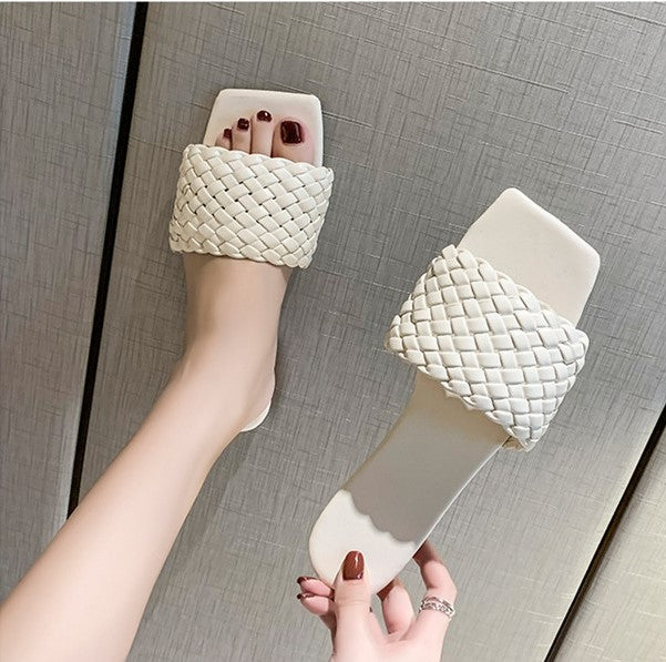 FOX SQUARE TOE SANDALS