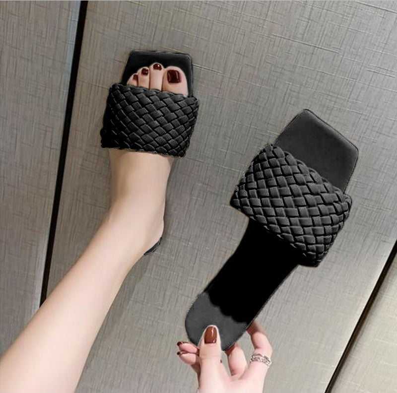 FOX SQUARE TOE SANDALS